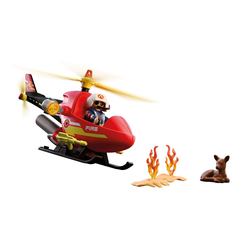 Playmobil City Action Ελικόπτερο Πυροσβεστικής 72196