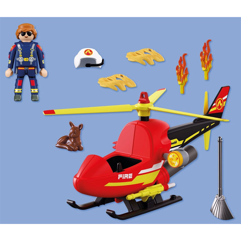 Playmobil City Action Ελικόπτερο Πυροσβεστικής 72196