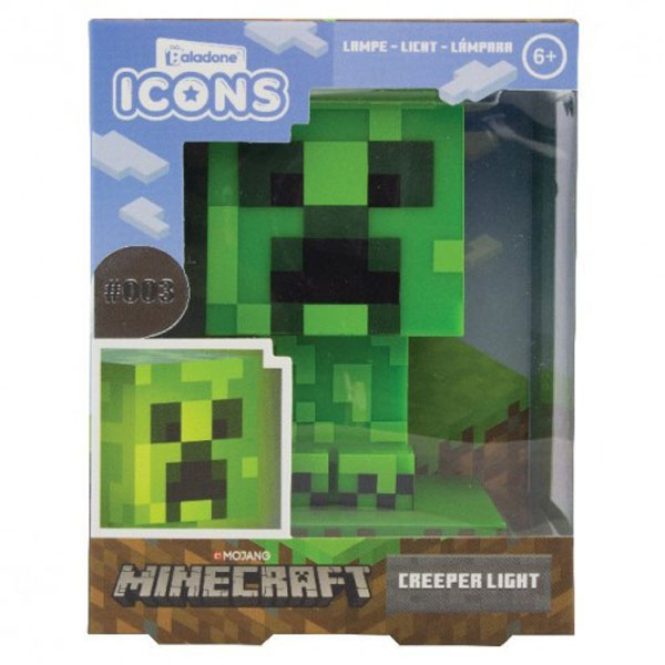 Paladone Παιδικό Διακοσμητικό Φωτιστικό Icons Minecraft Creeper Light PP6593MCFV4ID