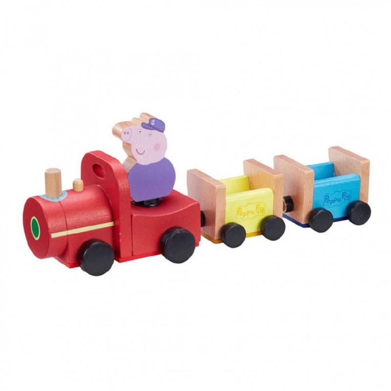 Giochi Preziosi Peppa Pig Το Ξύλινο Τρένο του Παππού Γουρουνάκι PPC65000