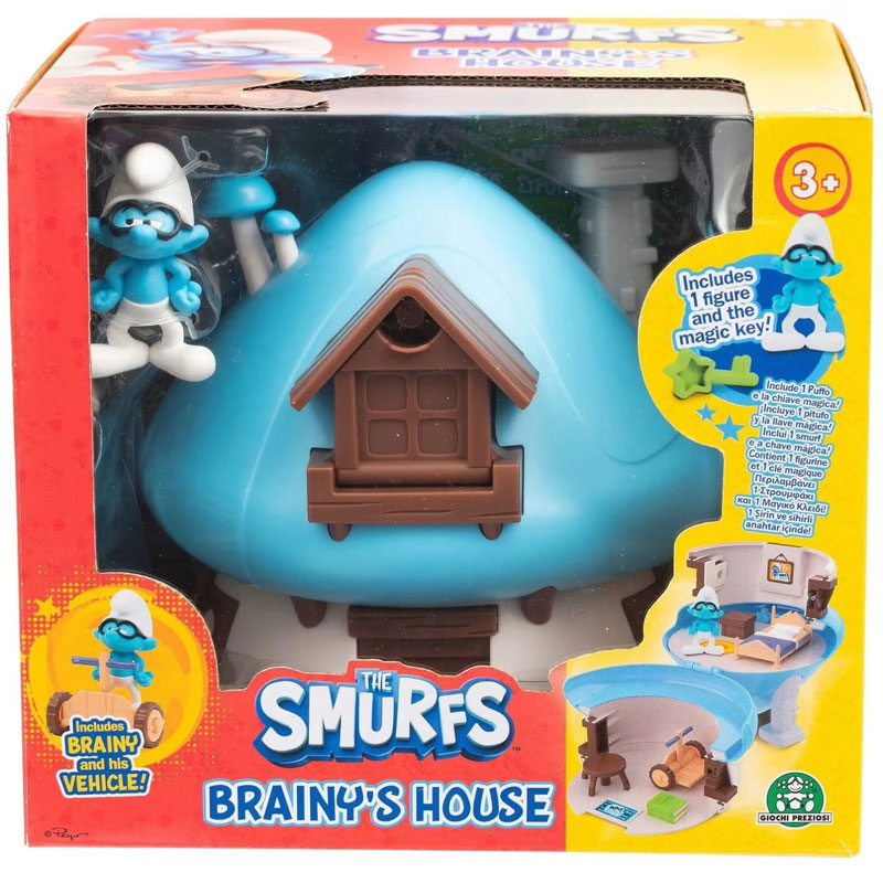 Giochi Preziosi Smurfs Το Μαγικό Σπιτάκι με Κλειδί – Σπίτι του Σπιρτούλη