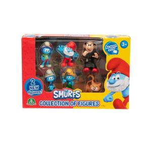 Giochi Preziosi Smurfs Στρουμφάκια Σετ 6 Φιγούρων PUF46000