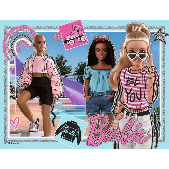 Ravensburger Παζλ 4 Σε 1 Barbie 72 τμχ 03174