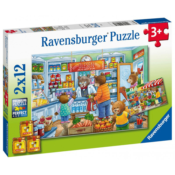 Ravensburger Παζλ 2x12 Στο Παντοπωλείο 05076