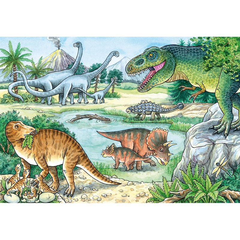Ravensburger Παζλ 2x24 τμχ Δεινόσαυροι 05128