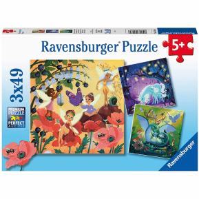 Ravensburger Παζλ 3x49 τεμ. Μαγικός Κόσμος 05181