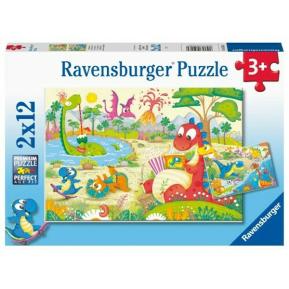 Ravensburger Παζλ 2x12 τεμ. Δεινόσαυροι 05246