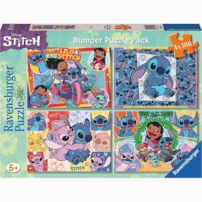 Ravensburger Παζλ 4x100 τμχ Stitch 05731