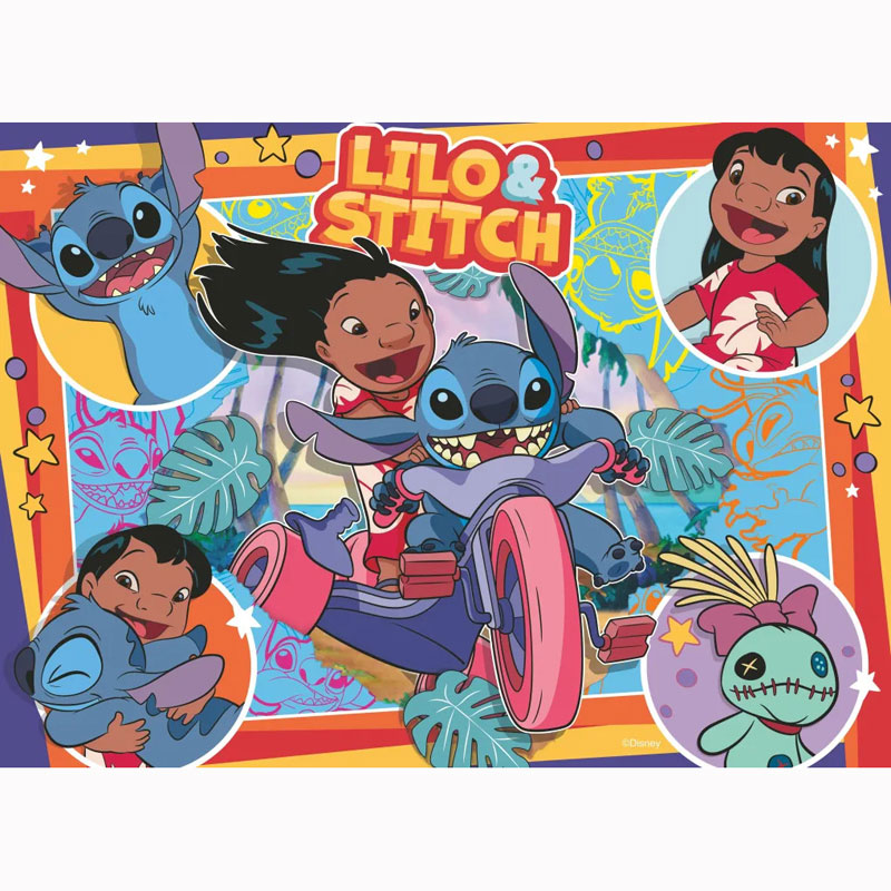 Ravensburger Παζλ 4x100 τμχ Stitch 05731