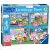 Ravensburger Παζλ 4 σε 1  Peppa Pig 06958