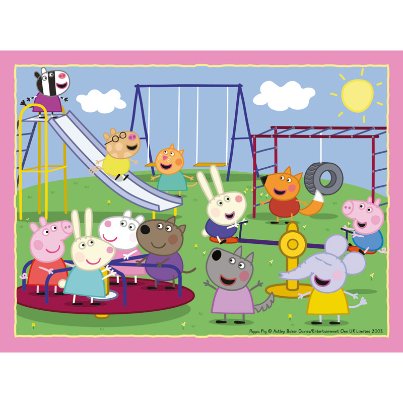 Ravensburger Παζλ 4 σε 1  Peppa Pig 06958