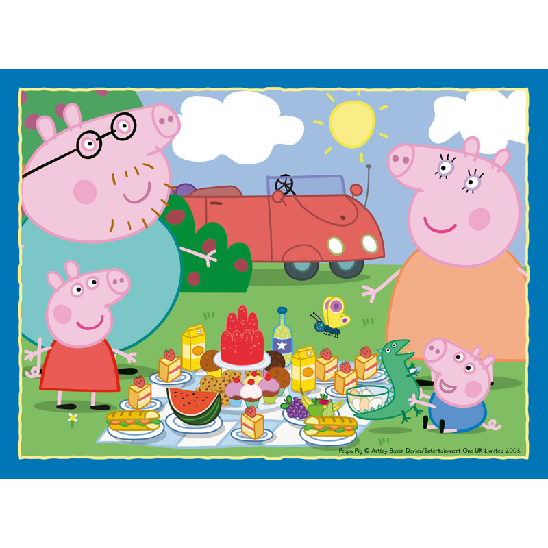 Ravensburger Παζλ 4 σε 1  Peppa Pig 06958