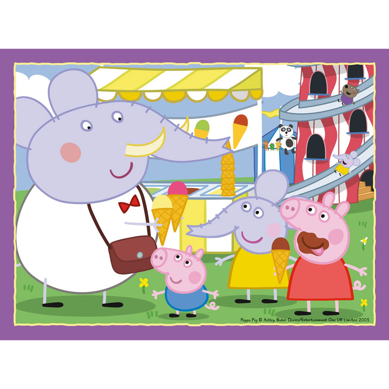 Ravensburger Παζλ 4 σε 1  Peppa Pig 06958