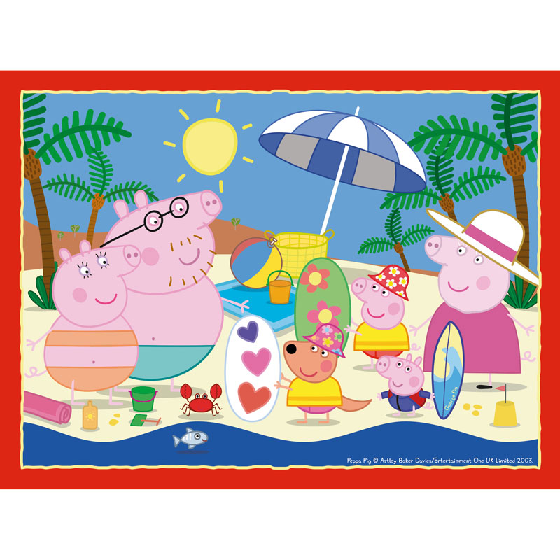 Ravensburger Παζλ 4 σε 1  Peppa Pig 06958
