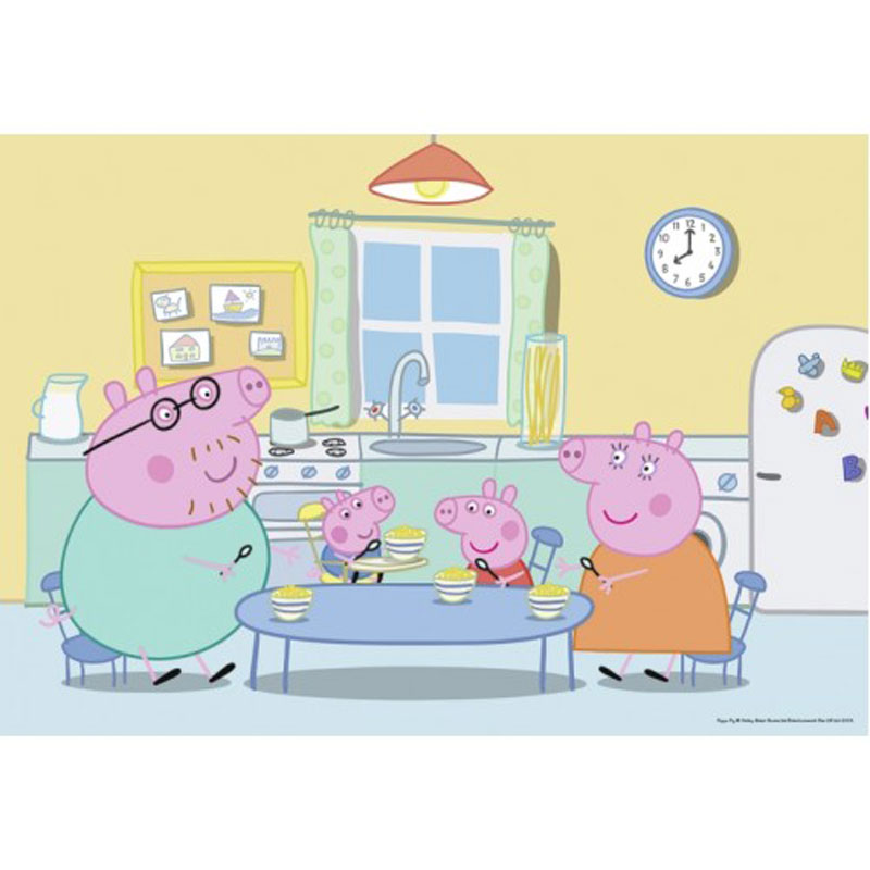 Ravensburger Παζλ 2x12 τμχ Peppa Pig 07596