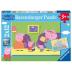 Ravensburger Παζλ 2x12 τμχ Peppa Pig 07596