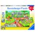 Ravensburger Puzzle 2x24 τμχ Ζωολογικός Κήπος 07813