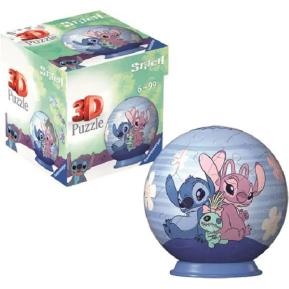 Ravensburger 3D Παζλ Μπάλα 54 τμχ Disney Stitch : Stitch & Angel 11599