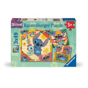 Ravensburger Παζλ 3x49 τμχ Stitch 12004114
