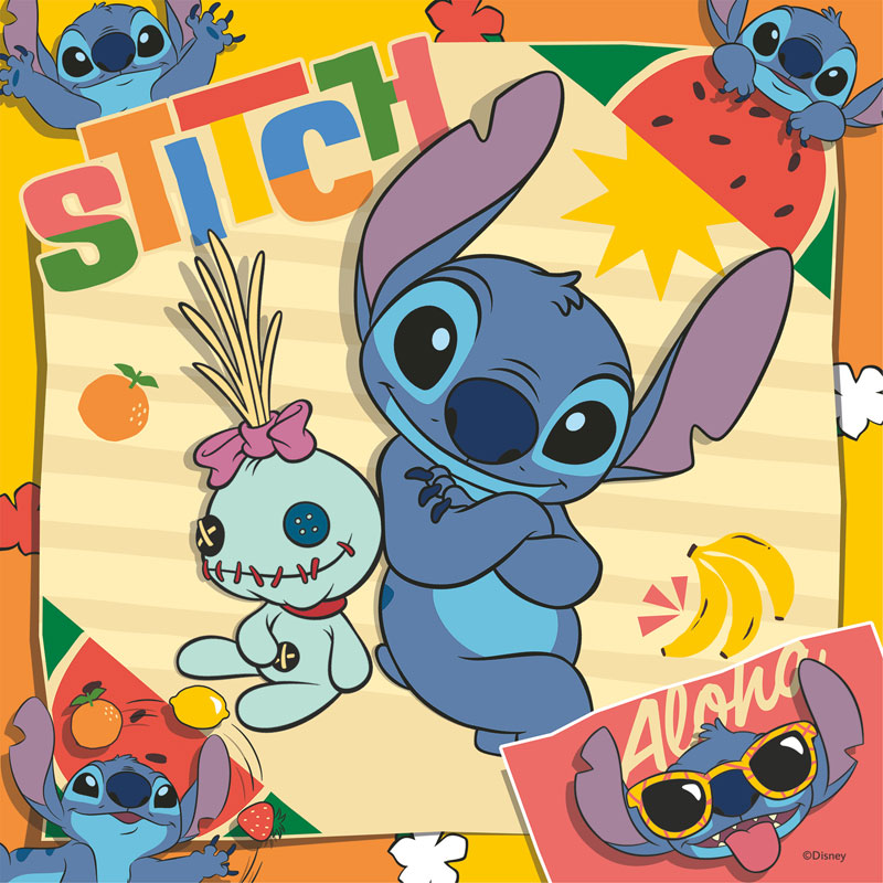 Ravensburger Παζλ 3x49 τμχ Stitch 12004114