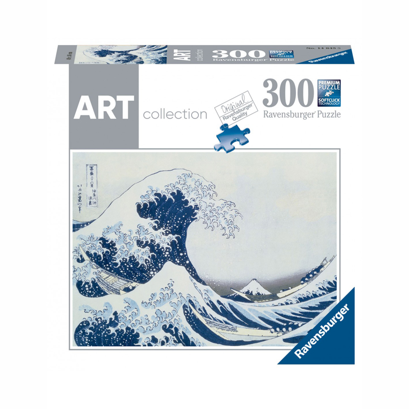 Ravensburger Παζλ 300 τμχ Art Collection Το Μεγάλο Κύμα 14845