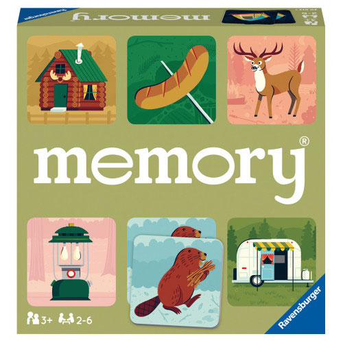 Ravensburger Επιτραπέζιο Μνήμης Memory® Κάμπινγκ 20613