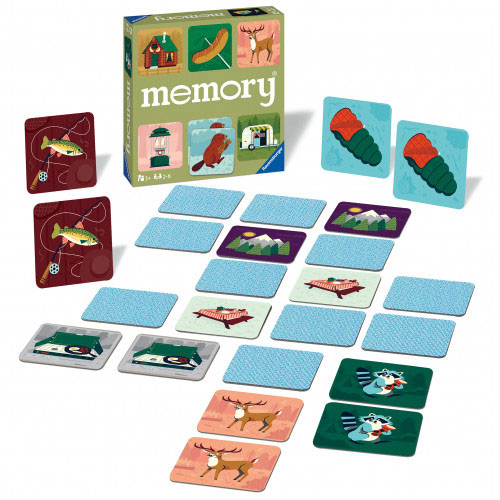 Ravensburger Επιτραπέζιο Μνήμης Memory® Κάμπινγκ 20613