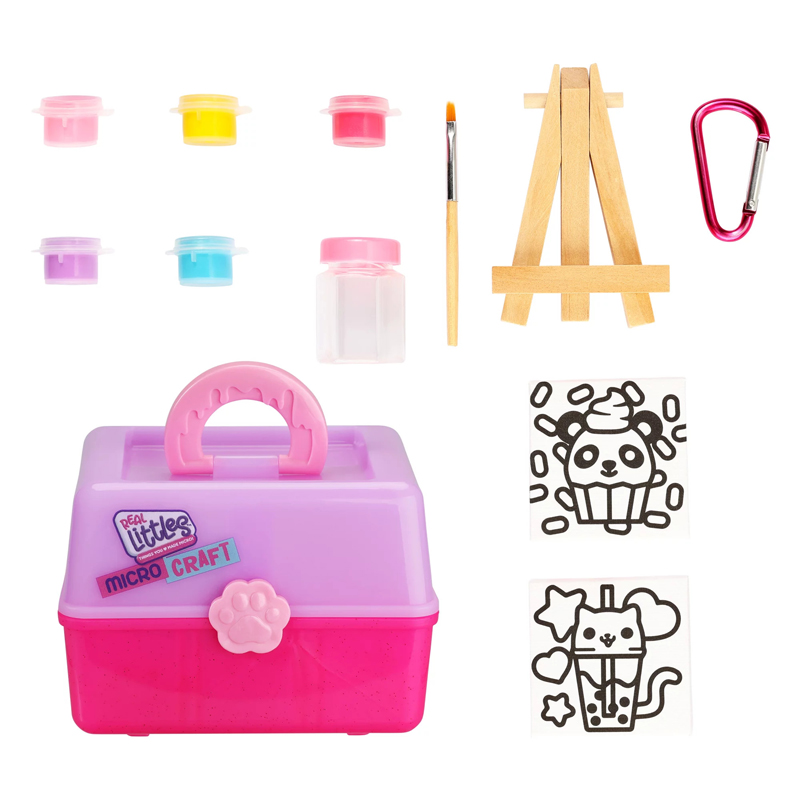 Giochi Preziosi Real Littles Micro Craft Mini DIY Χειροτεχνίες Canvas Art RET11000