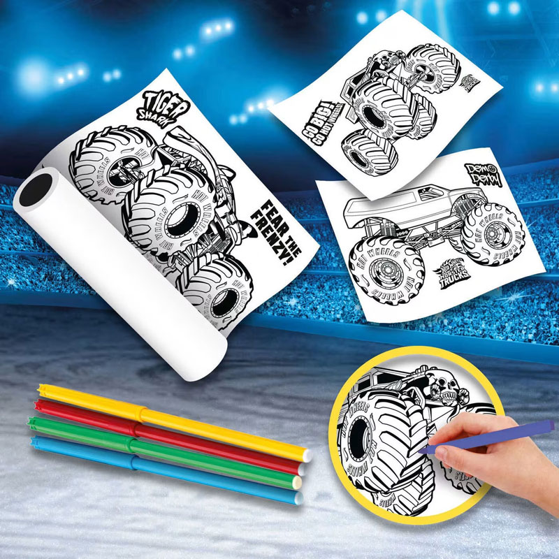 Lisciani Σετ Ζωγραφικής Hot Wheels Colouring Roll 113125