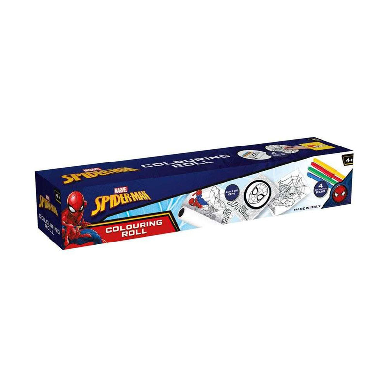 Lisciani Spider-Man Σετ Ζωγραφικής Colouring Roll 113149