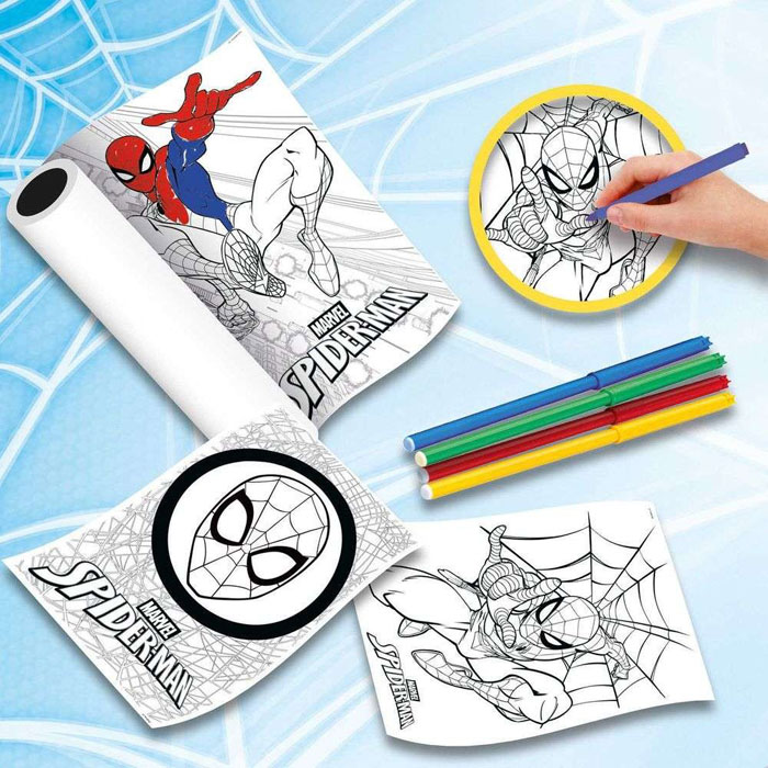 Lisciani Spider-Man Σετ Ζωγραφικής Colouring Roll 113149