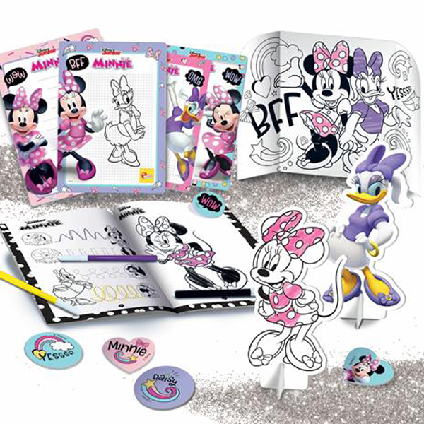 Lisciani Minnie Backpack Coloring & Drawing Kit 92932