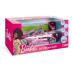 Real Fun Barbie Τηλεκατευθυνόμενο R/C Όχημα Dream Car 2.4GHz Ροζ Χρώμιο M63619