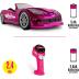 Real Fun Barbie Τηλεκατευθυνόμενο R/C Όχημα Dream Car 2.4GHz Ροζ Χρώμιο M63619