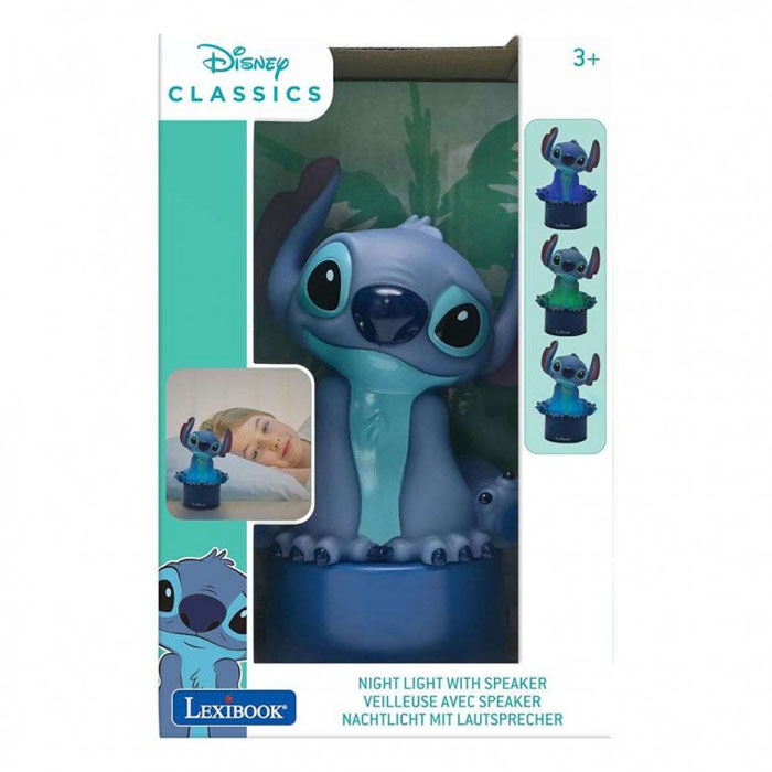 Lexibook Nightlight with Speaker Disney Stitch Φωτάκι Νυχτός NS01D