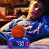 Lexibook Digital Alarm Clock with 3D Basketball Night Light & Sound Effects RL800BA