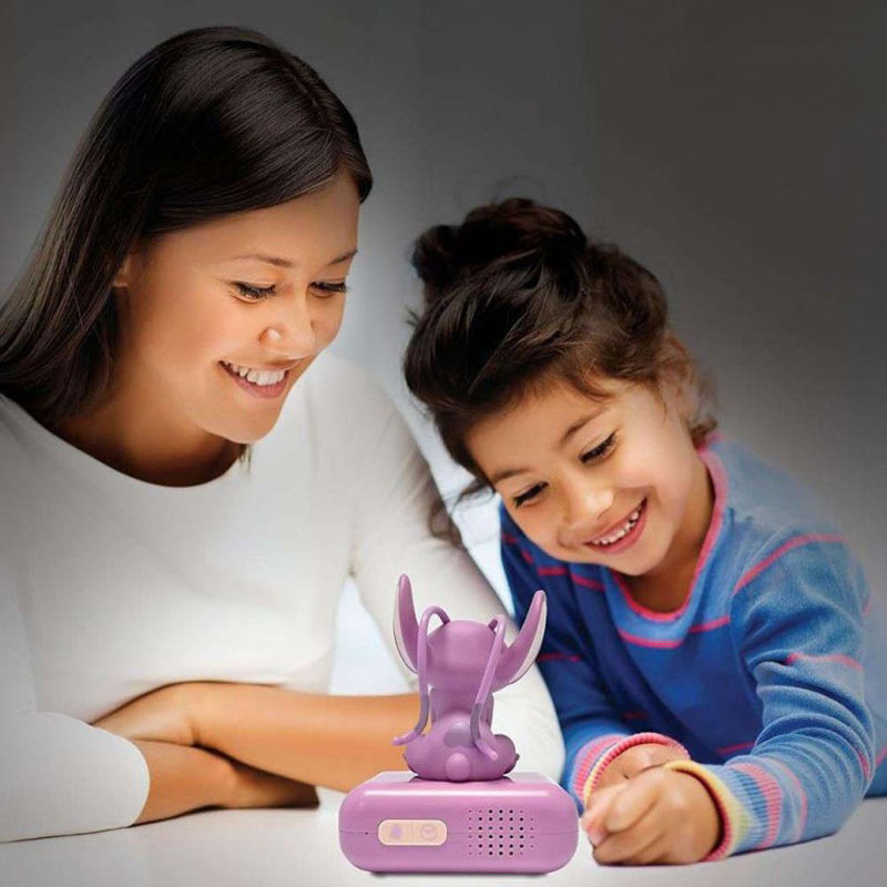 Lexibook Digital Alarm Clock with 3D Angel Night Light & Sound Effects RL800D1