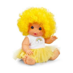 Sunman Κούκλα Dollectibles Afro Baby 23cm Κίτρινα μαλλιά