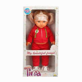 Sunman Κούκλα Tina Sportive Outfit 45cm Κόκκινο Σετ