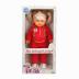 Sunman Κούκλα Tina Sportive Outfit 45cm Κόκκινο Σετ