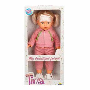 Sunman Κούκλα Tina Sportive Outfit 45cm Ροζ Αθλητικό Σετ