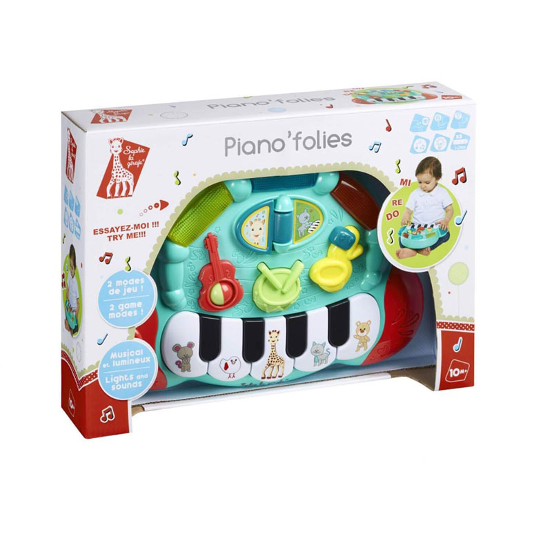 Sophie La Girafe Piano Folies Μουσικό Πιανάκι S230799