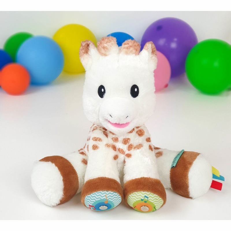 Sophie La Girafe Λούτρινο παιχνίδι που μεταφέρει την μουσική με ένα άγγιγμα S230806