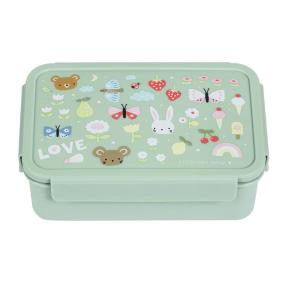 A Little Lovely Company Bento Δοχείο φαγητού με χωρίσματα -1,2 L- Joy  SBJOMU57