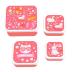 A Little Lovely Company Fun Σετ 4 δοχεία φαγητού Lunch & Snack Box SBSEFU75