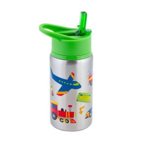 Stephen Joseph Water Bottle Ανοξείδωτο παγούρι Transportation 532 ml SJ117562