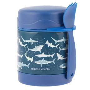 Stephen Joseph Θερμός Φαγητού Με Πιρούνι Shark 295ml SJ130480