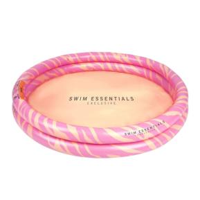 Swim Essentials Φουσκωτή πισίνα Ø100εκ. με δύο αεροθαλάμους για μωρά από 12μηνών+ Zebra