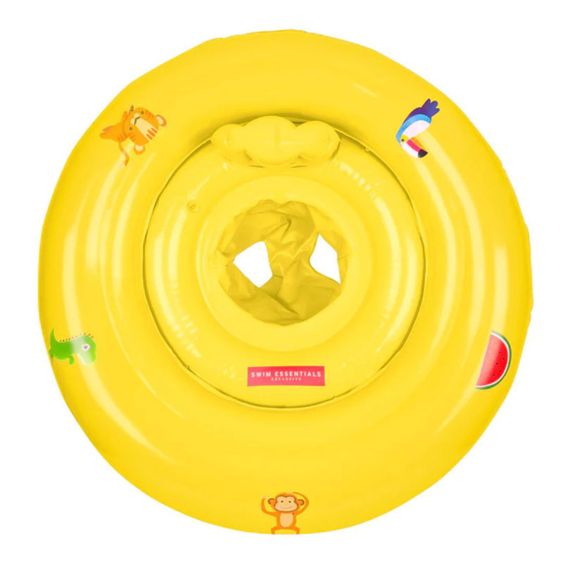 Swim Essentials Σωσίβιο ⌀69εκ. για μωρά από 0-1 ετών Happy Yellow SWE-2020SE31