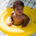 Swim Essentials Σωσίβιο ⌀69εκ. για μωρά από 0-1 ετών Happy Yellow SWE-2020SE31
